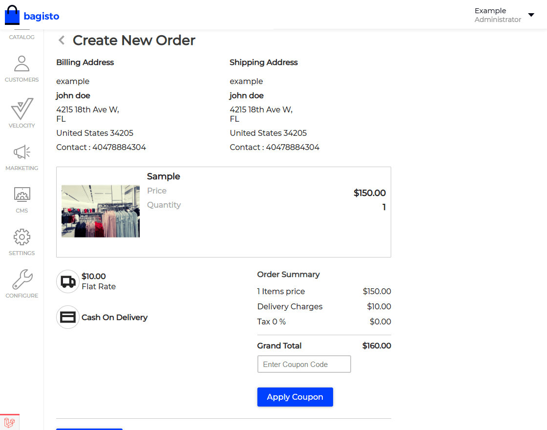 Laravel eCommerce Admin Order Creation Slider Image 9