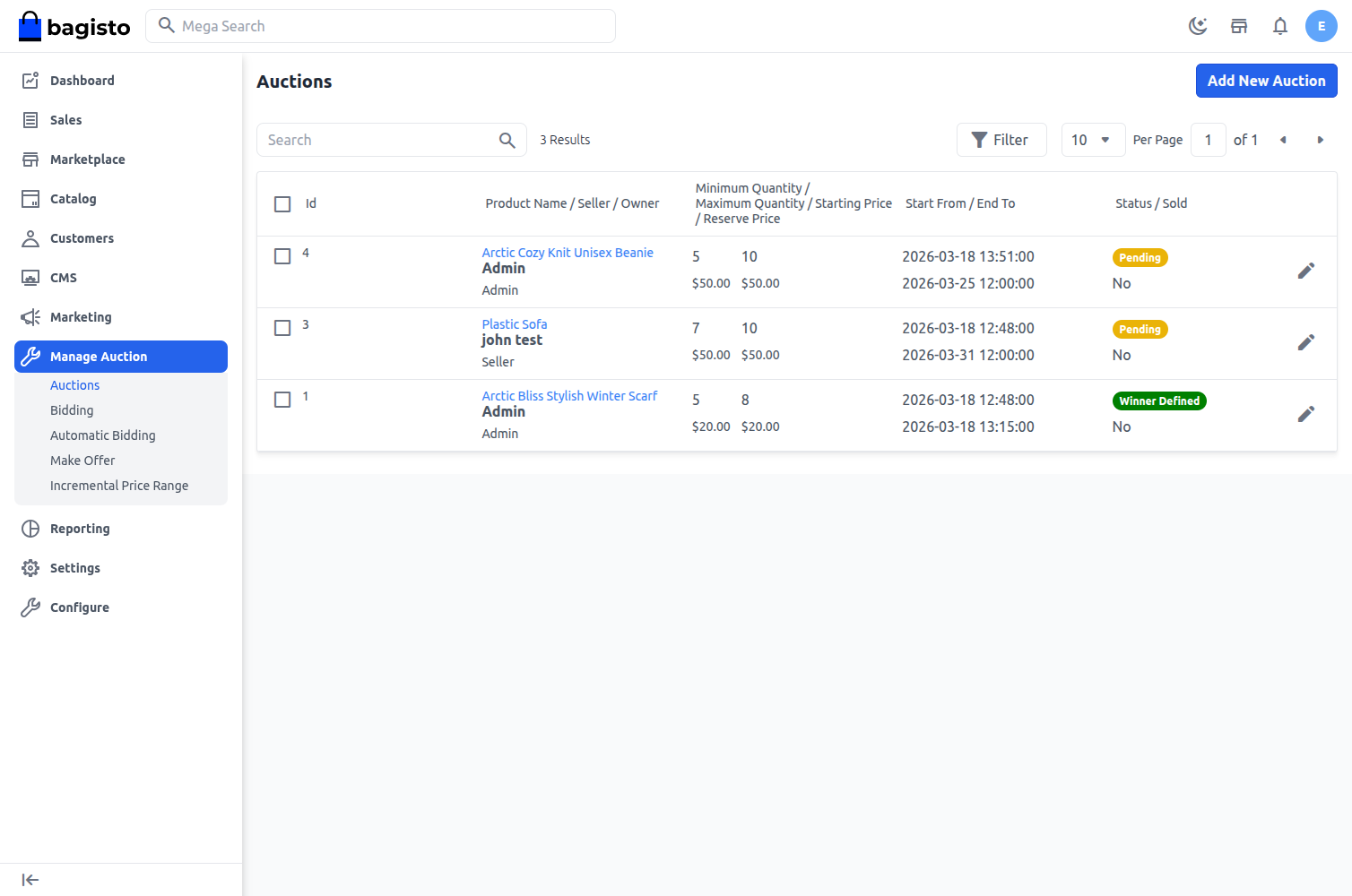 Laravel eCommerce Multi Vendor Auction Slider Image 2