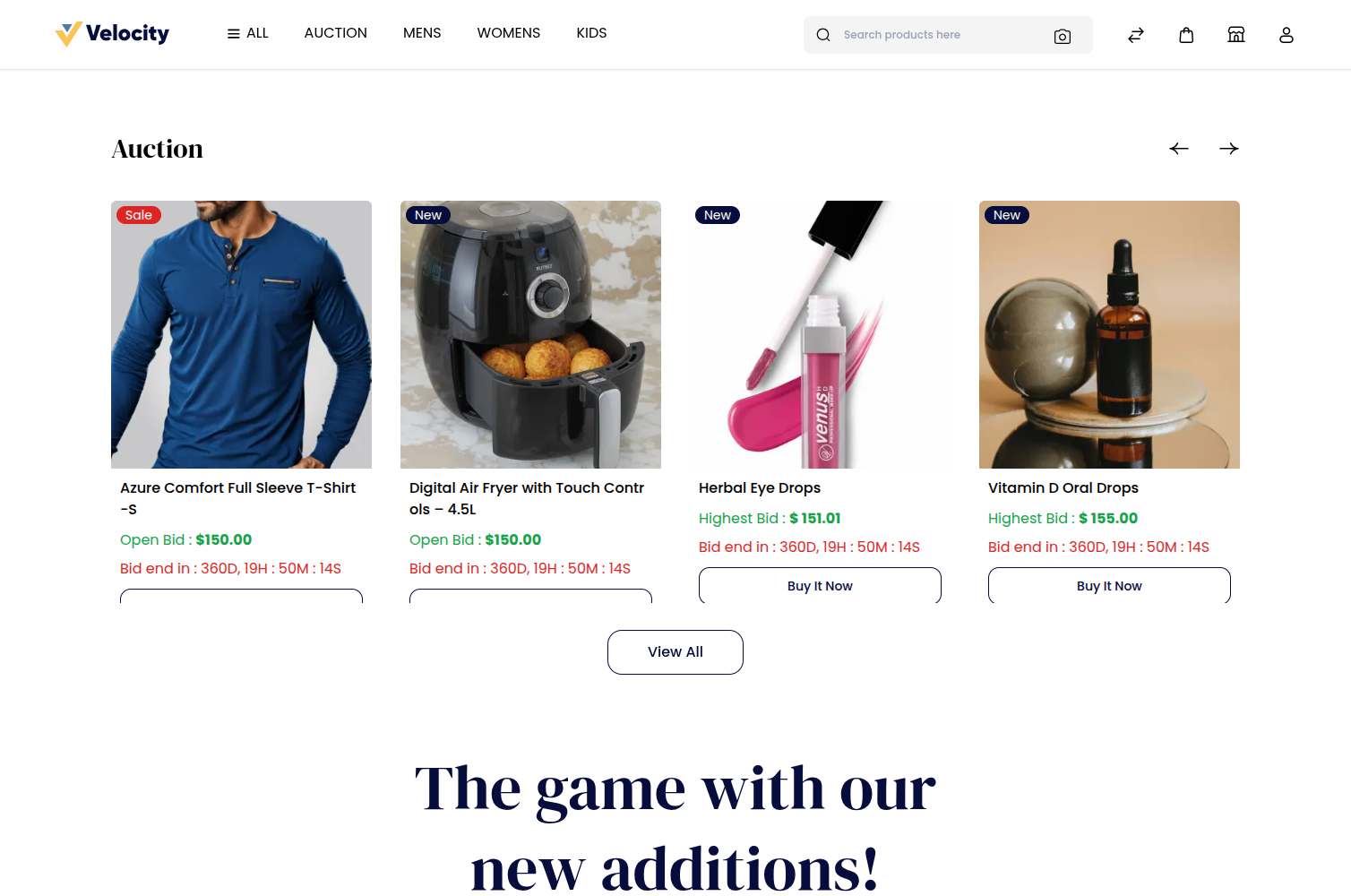 Laravel eCommerce Multi Vendor Auction Slider Image 6