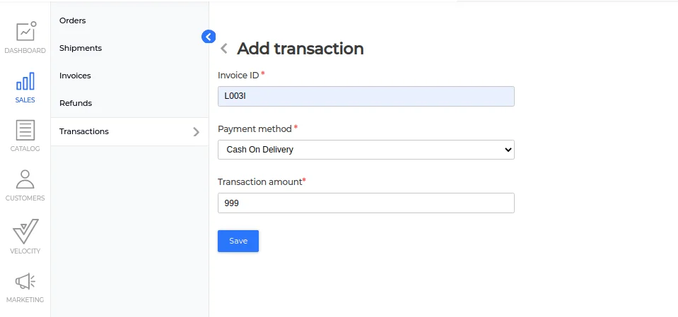 bagisto-laravel-eCommerce-manage-transaction