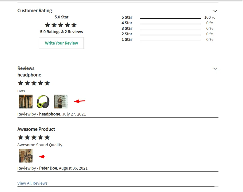 bagisto-laravel-eCommerce-product-image-in-review
