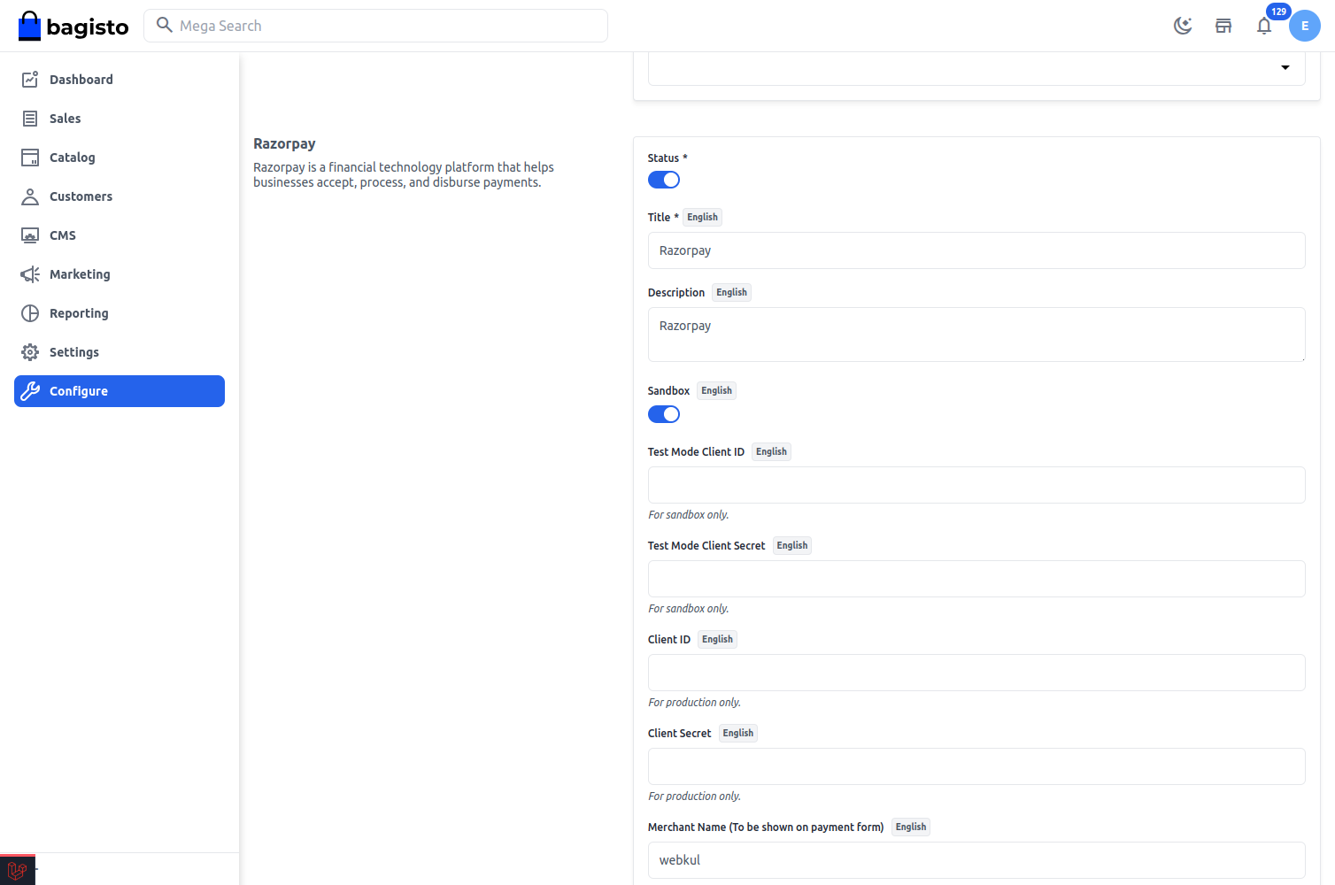 Laravel eCommerce Razorpay Payment Gateway Slider Image 1