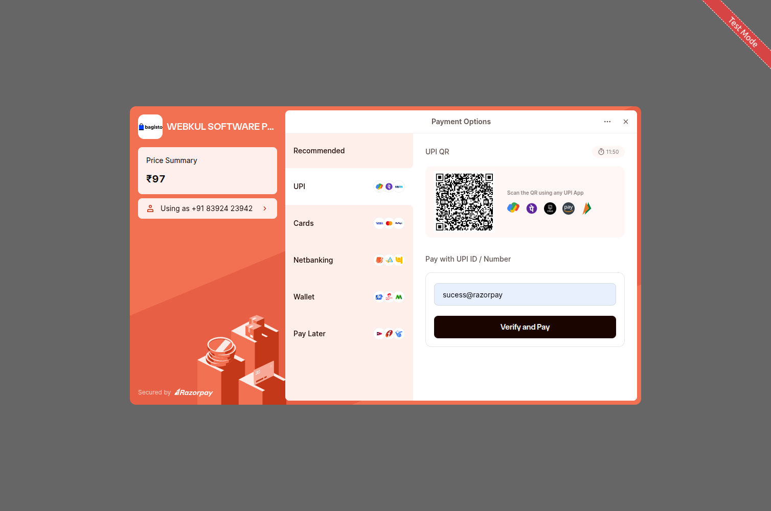 Laravel eCommerce Razorpay Payment Gateway Slider Image 6