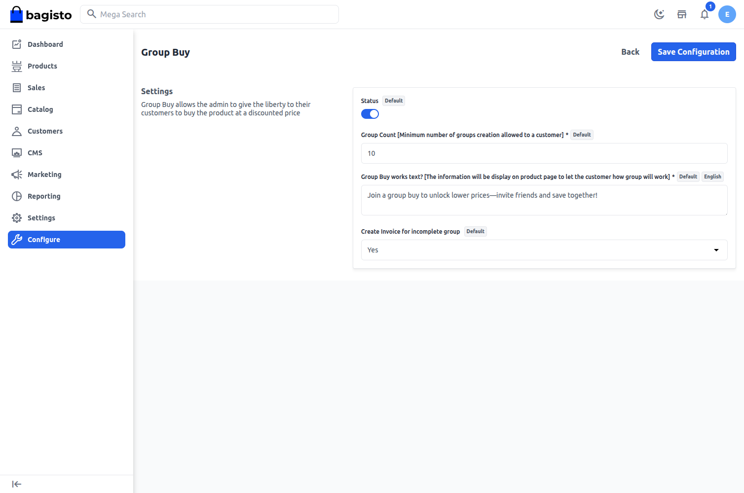 Laravel eCommerce Group Buy Slider Image 2