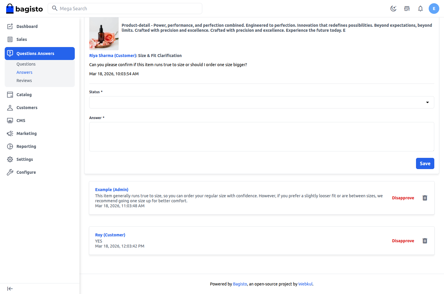 Laravel eCommerce Product Questions And Answers Module Slider Image 3