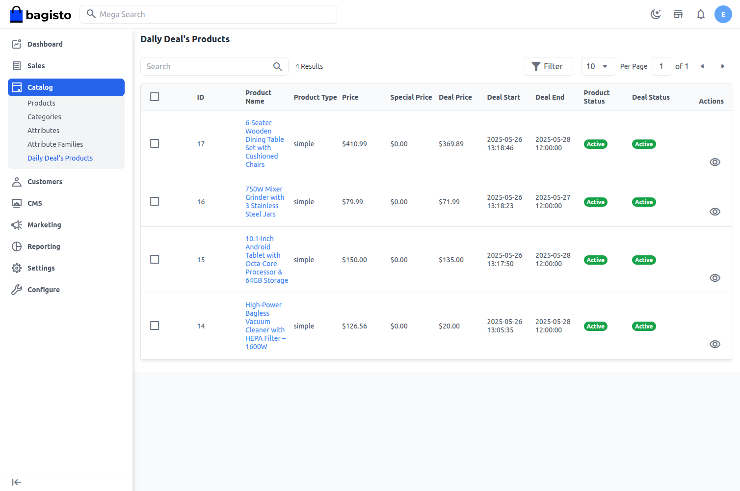 Laravel eCommerce Daily Deals Slider Image 2