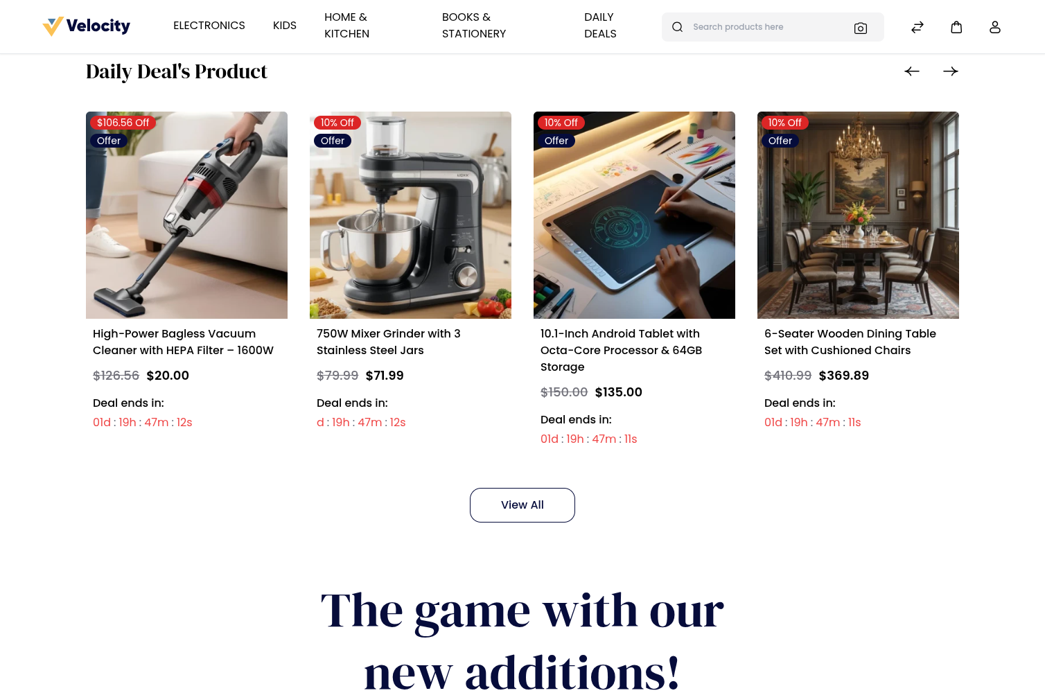 Laravel eCommerce Daily Deals Slider Image 4