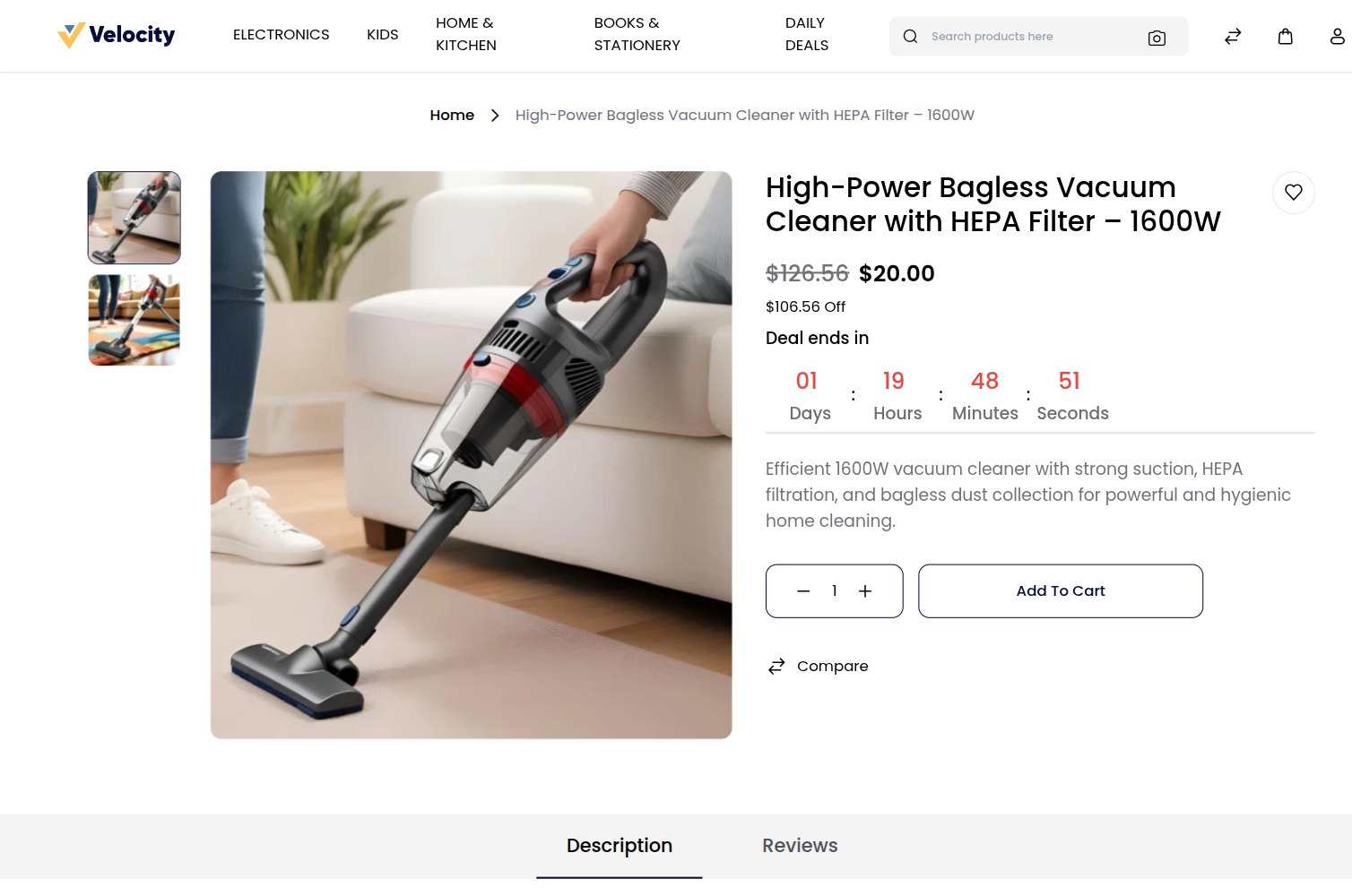 Laravel eCommerce Daily Deals Slider Image 5