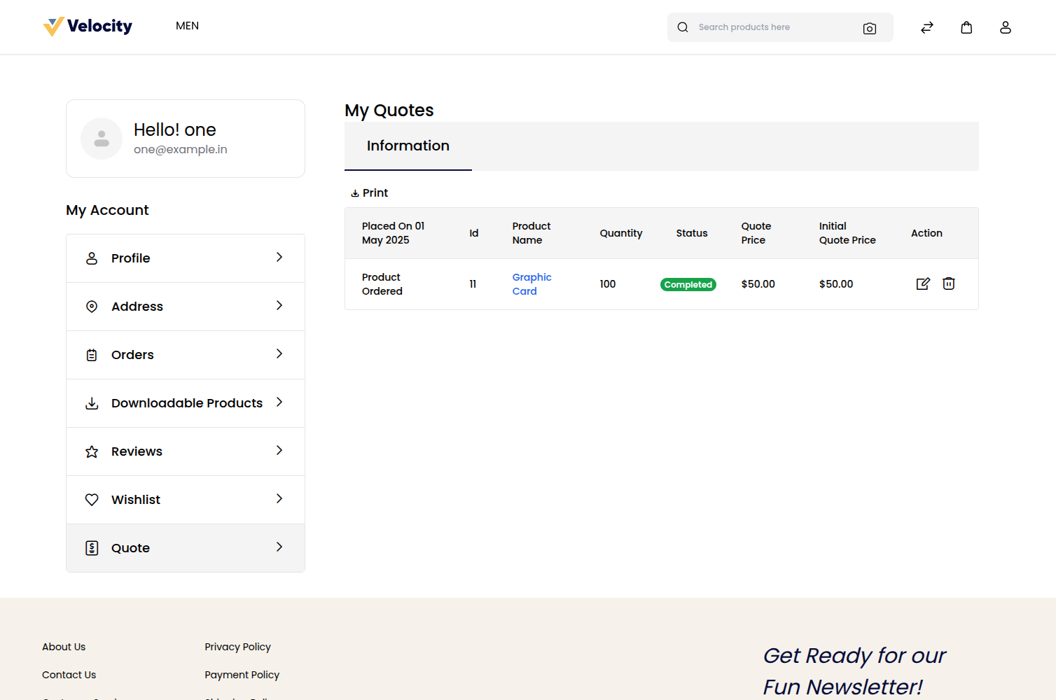 Laravel eCommerce Quote System Slider Image 8