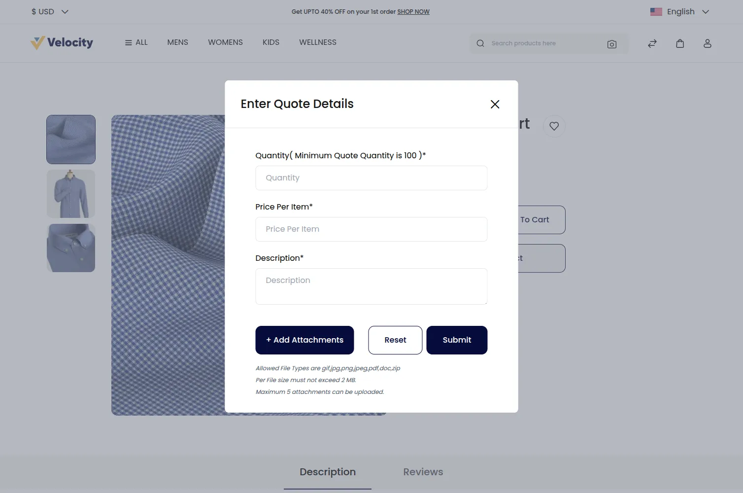 Laravel eCommerce Quote System Slider Image 10