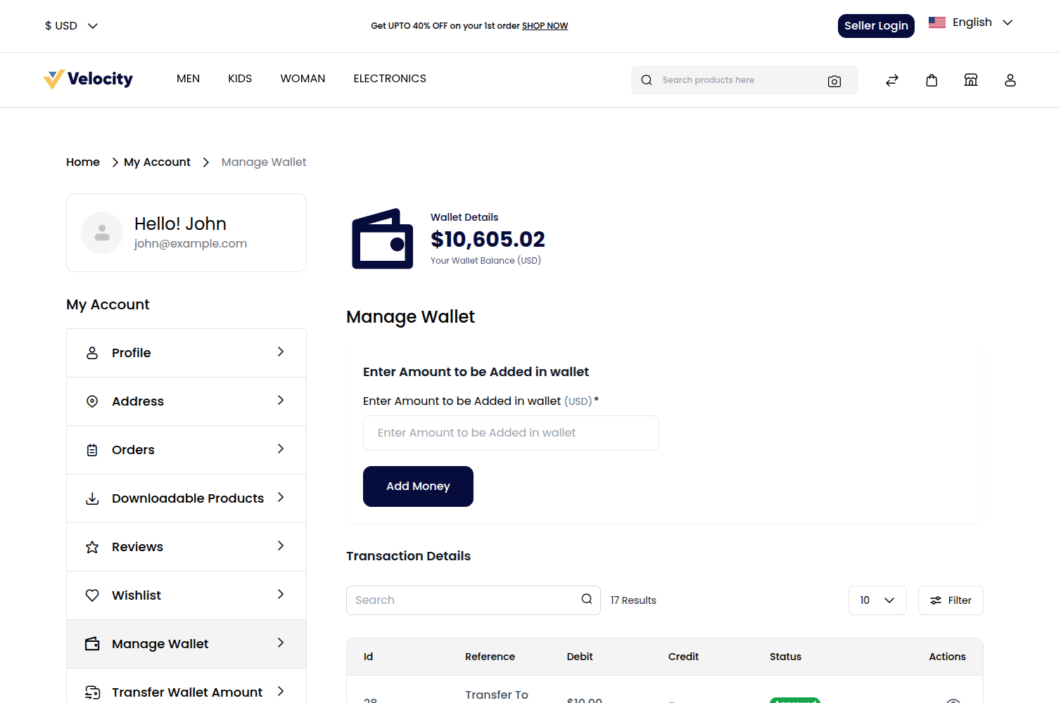 Laravel Multi Vendor Wallet System Slider Image 8