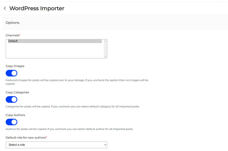 WordPress Post Import Extension For Bagisto eCommerce Slider Image 1