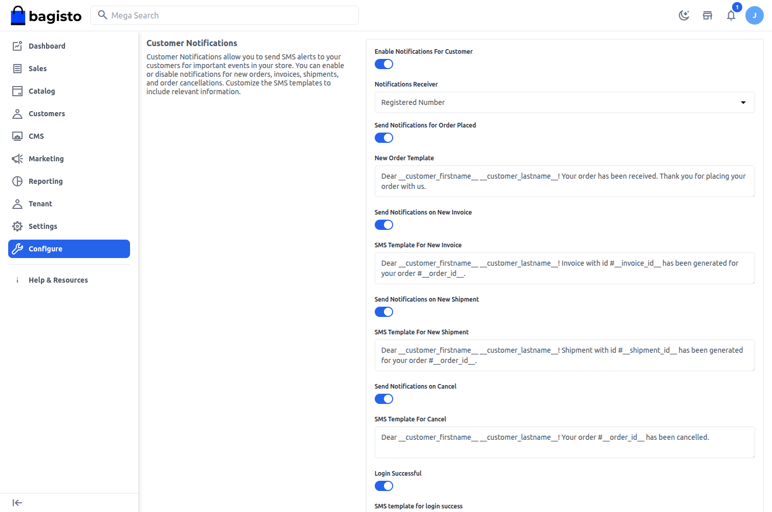 Laravel eCommerce Saas Sms Notification Module Slider Image 3