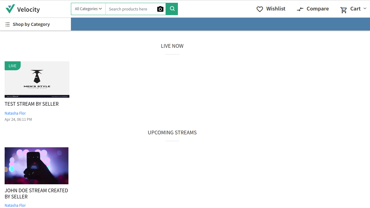 Bagisto Marketplace Live stream Slider Image 2
