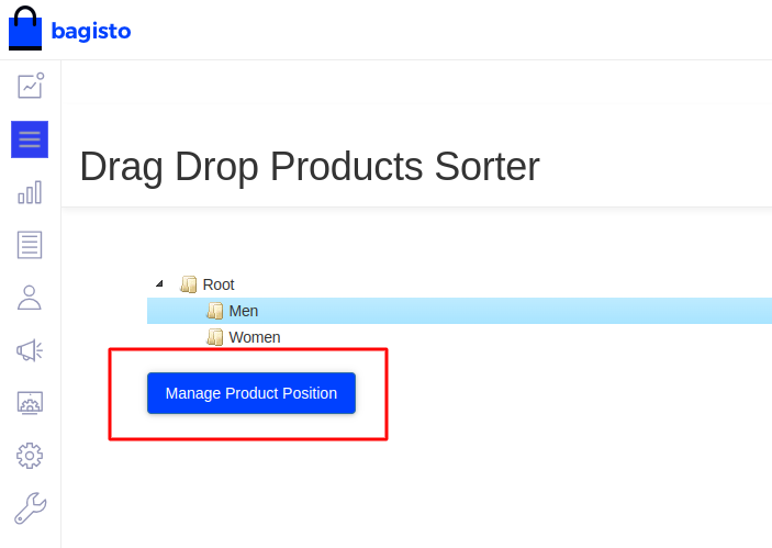 Drag and Drop Product Sorter for Bagisto Slider Image 0