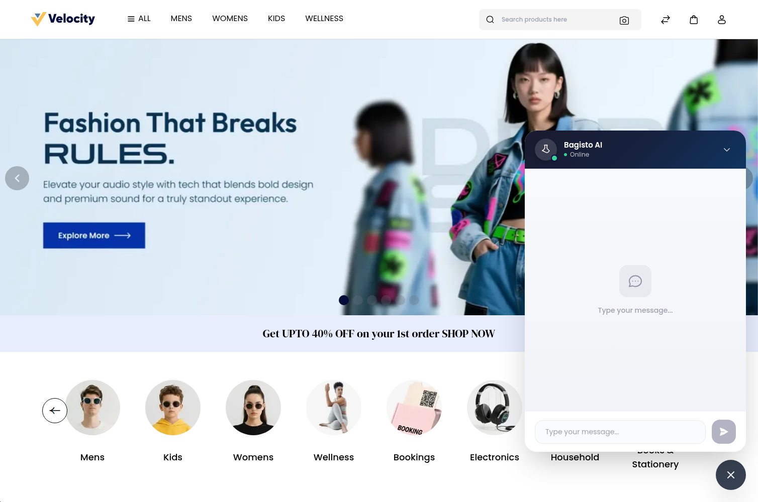 Laravel Bagisto Chatbot Using OpenAI ( ChatGPT ) LLM Slider Image 2