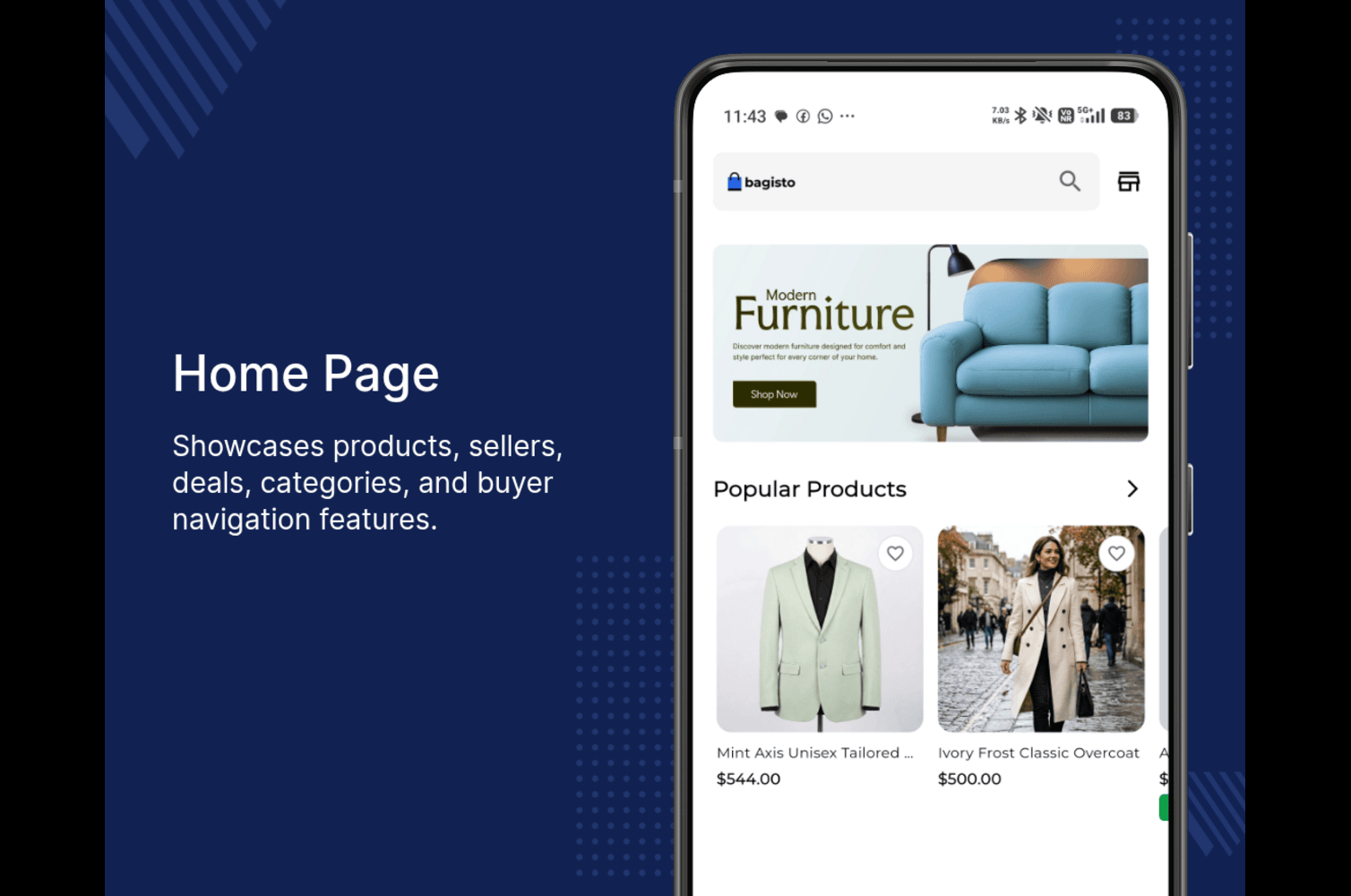 Laravel Multi Vendor Marketplace App Slider Image 2