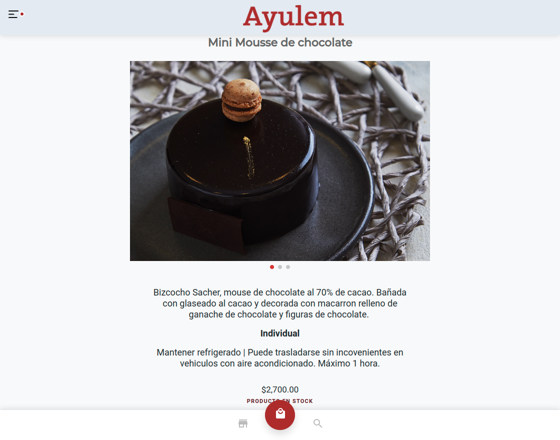 product description of Ayulem Pastelería