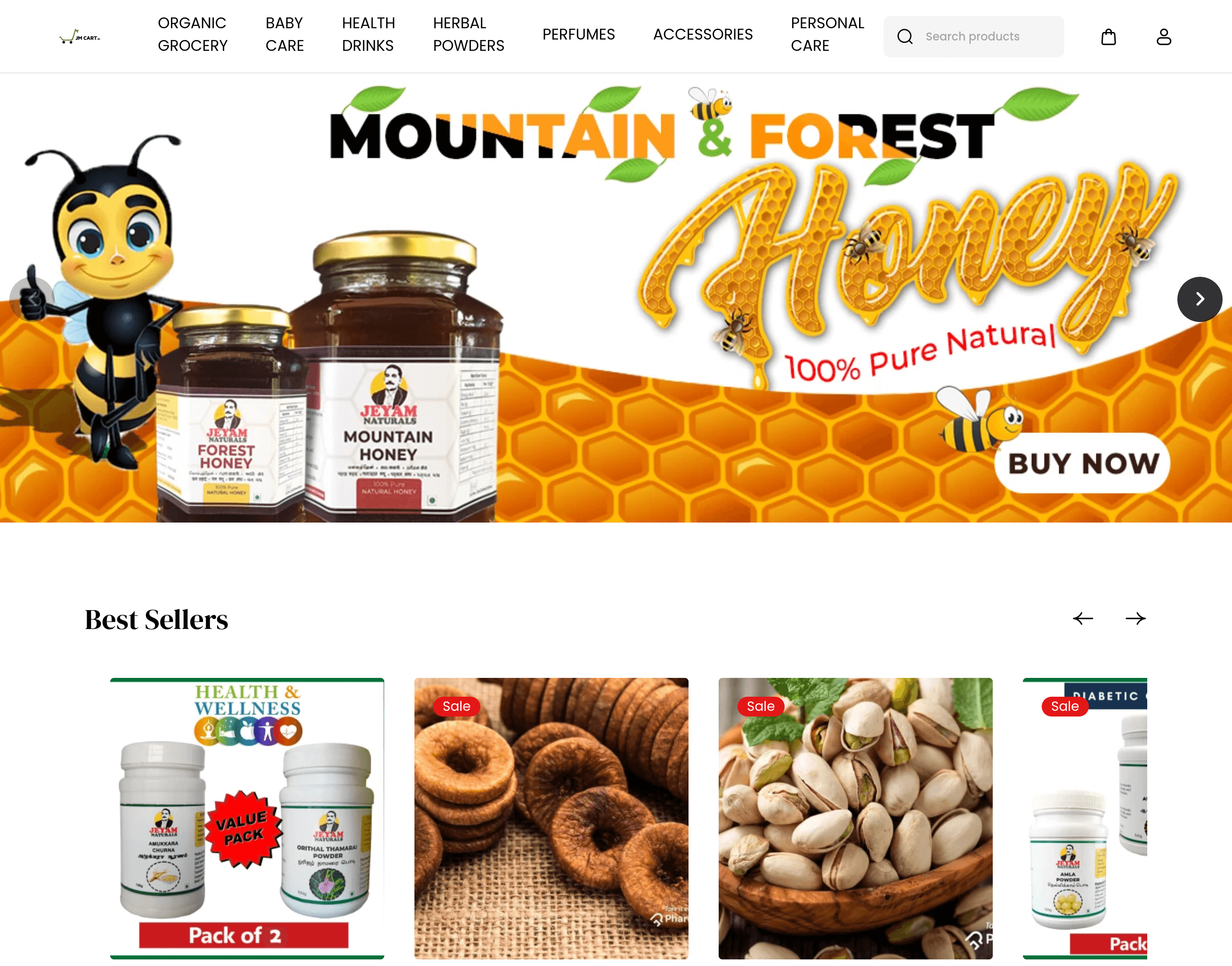 JM Cart-india-homepage
