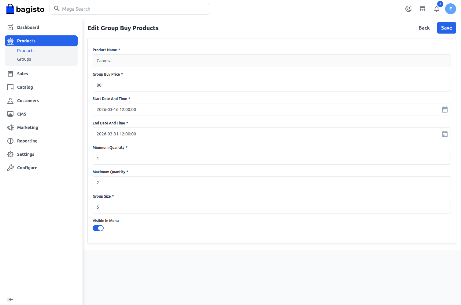 Laravel eCommerce Group Buy Slider Image 3
