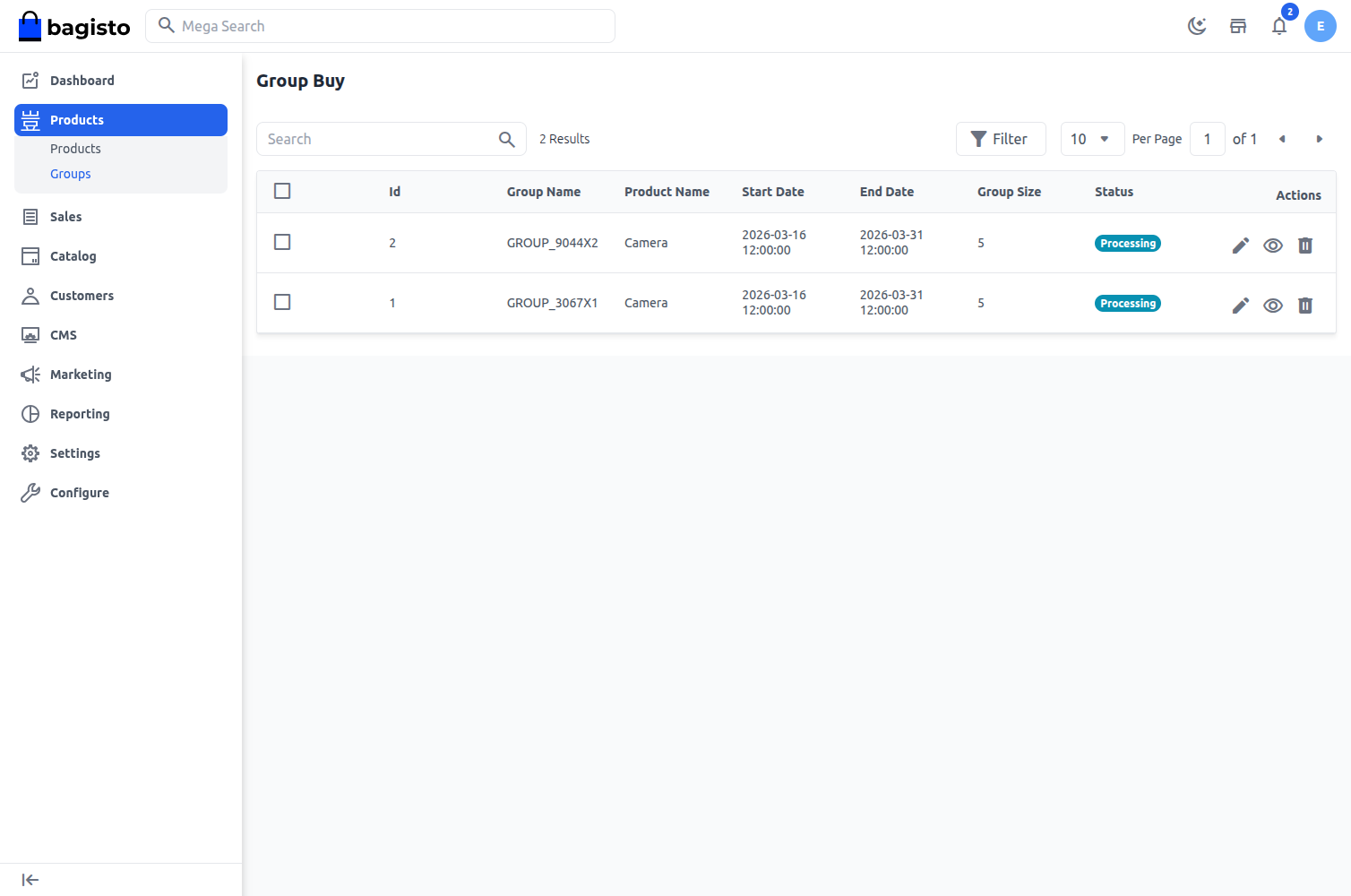 Laravel eCommerce Group Buy Slider Image 6