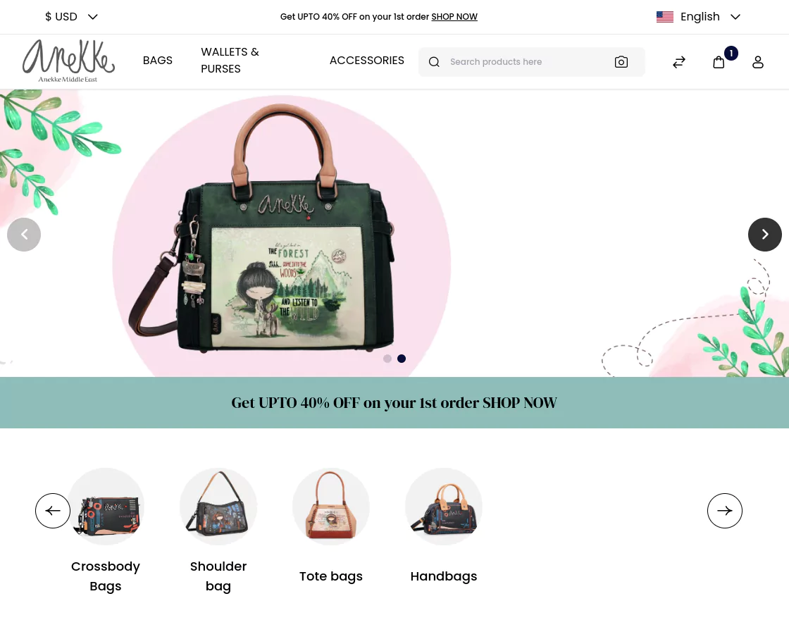 UAE handbag company - anekke