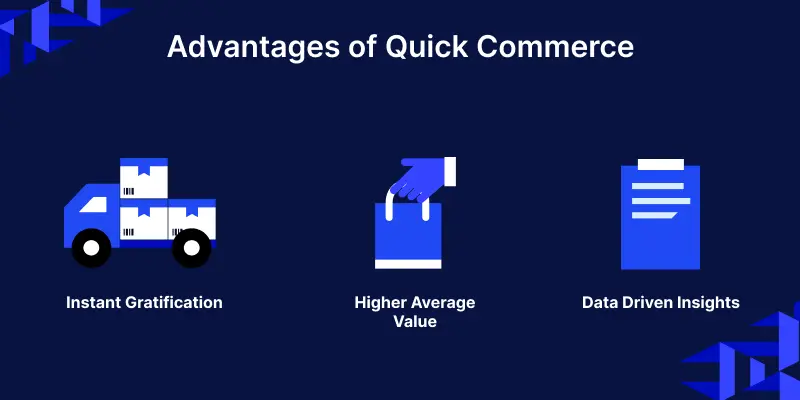 Advantages of Quick commerce 