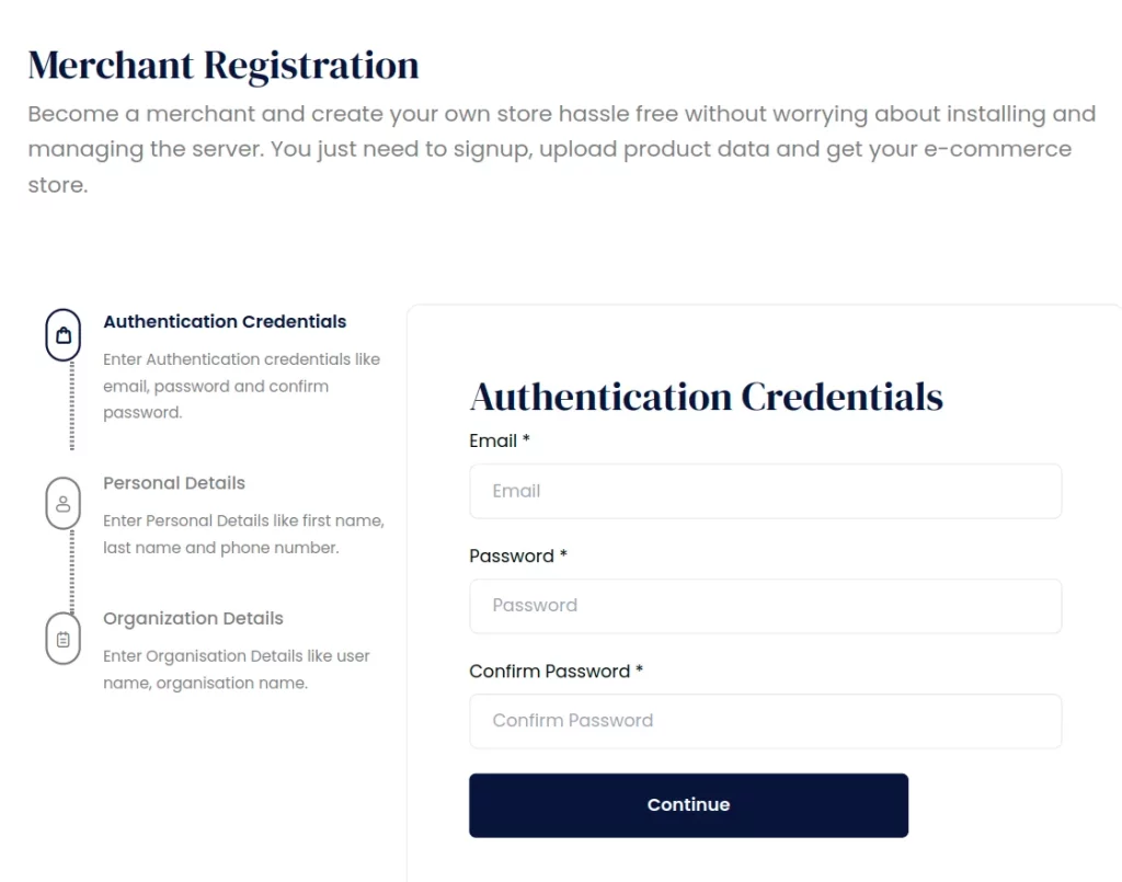 merchant registration