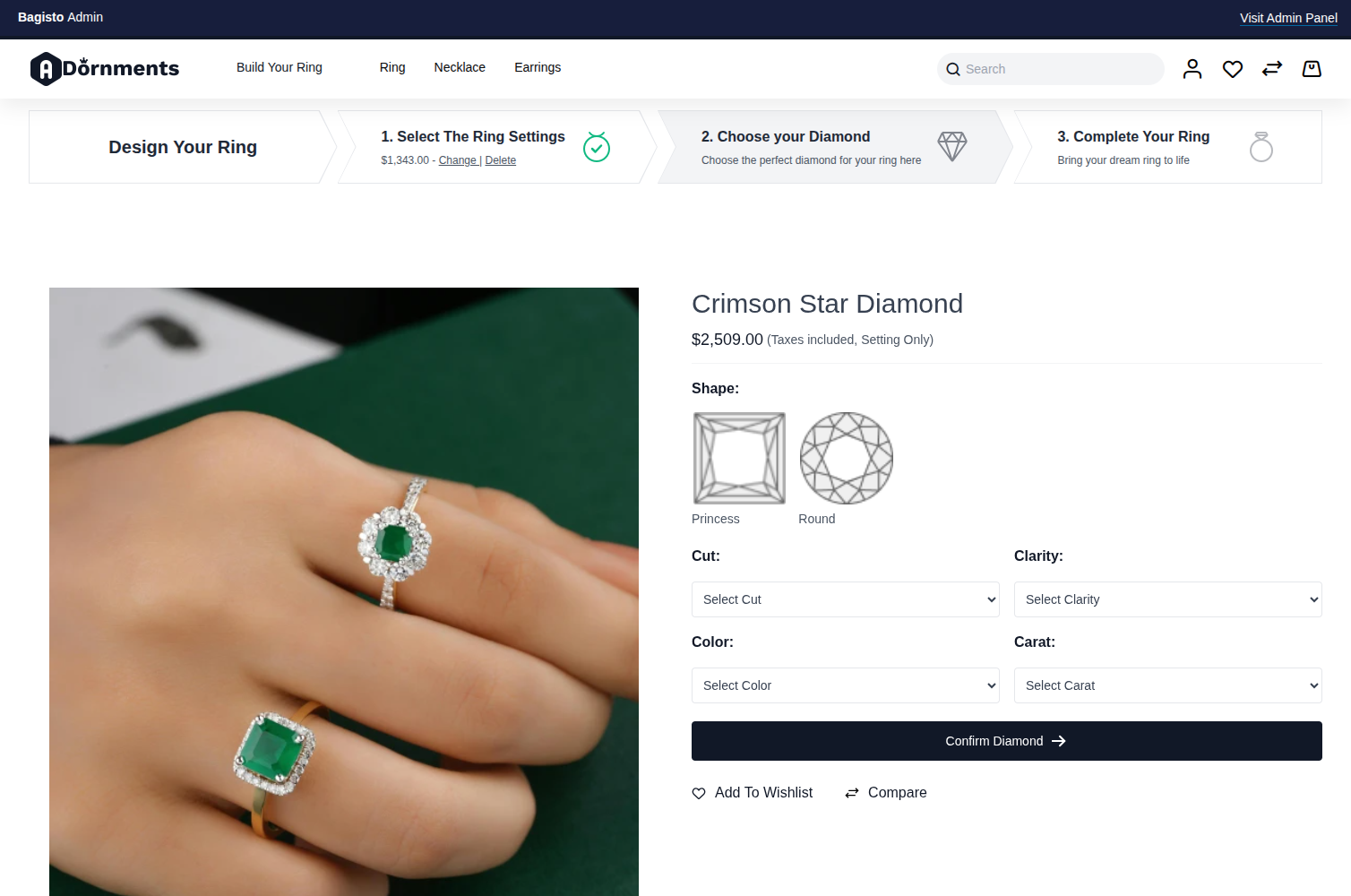 Laravel Custom Ring Builder Extension Slider Image 3