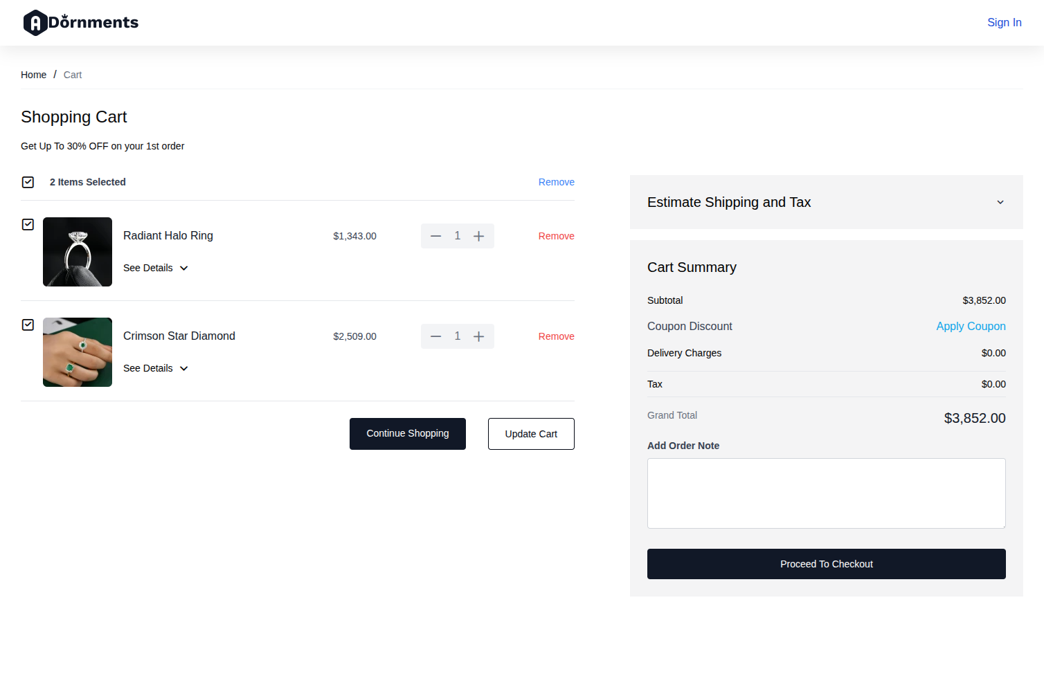 Laravel Custom Ring Builder Extension Slider Image 5
