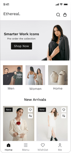 Fashion Commerce Home Page