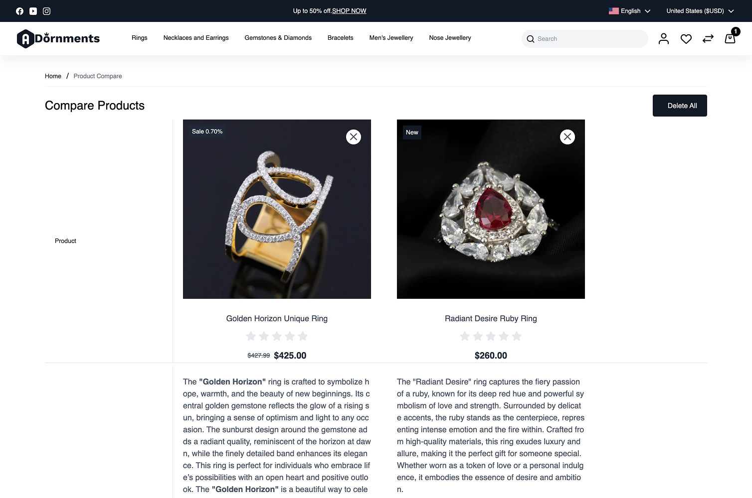 Jewellery Commerce Slider Image 3