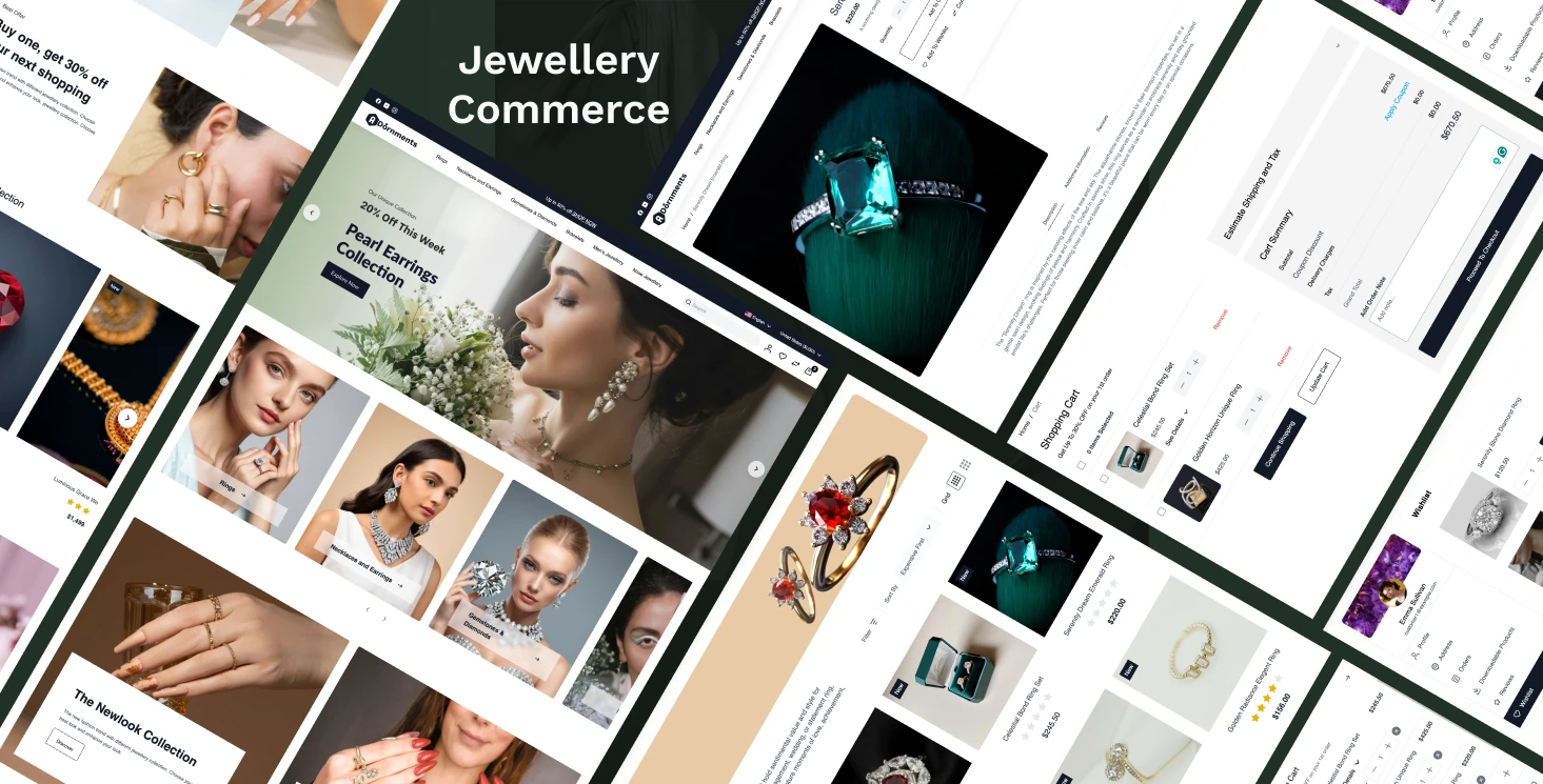 jewellery commerce layouts