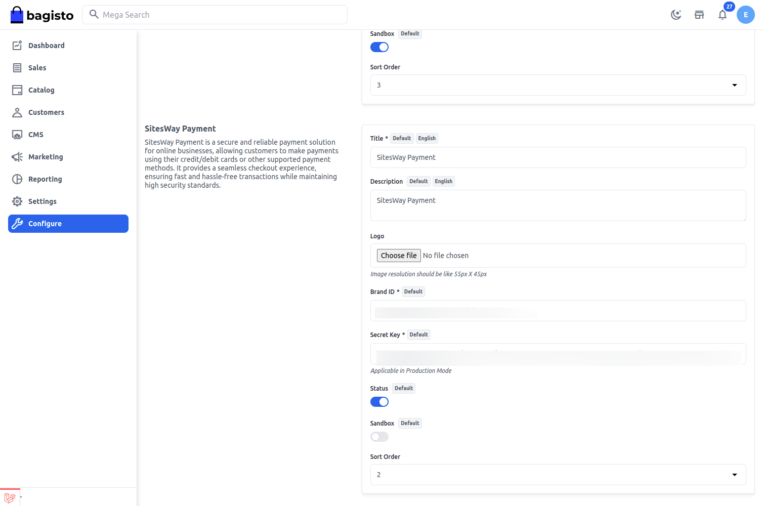 Laravel Sitesway Payment Gateway Slider Image 0