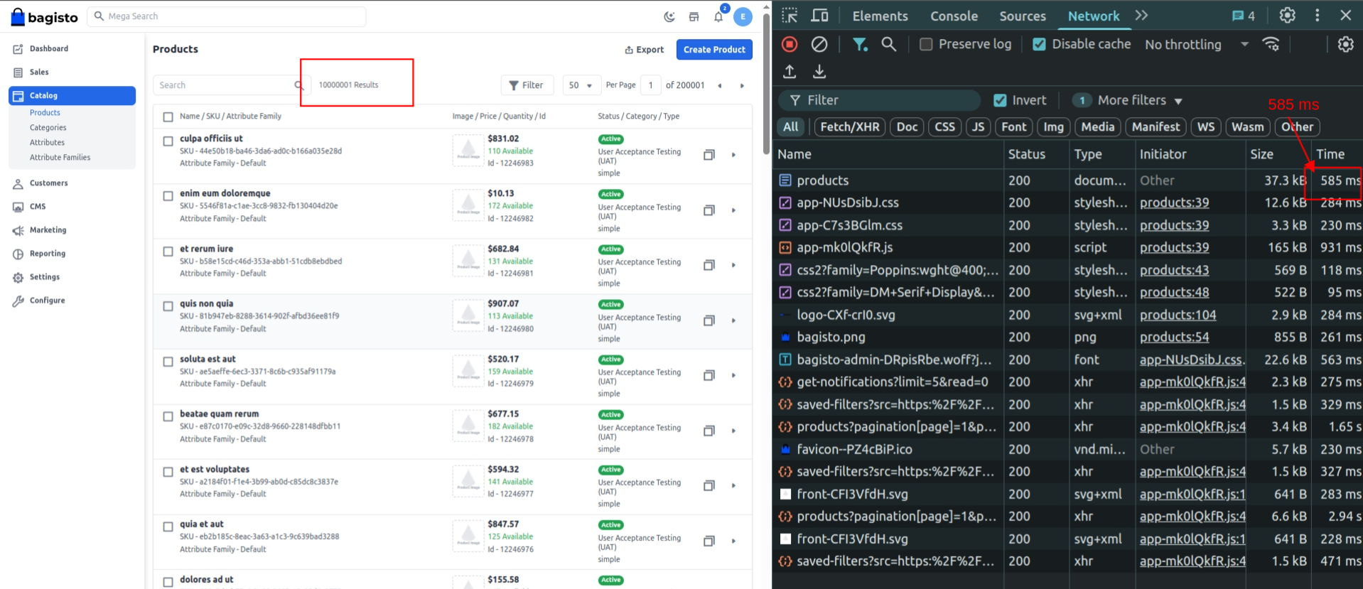 Admin Benchmark