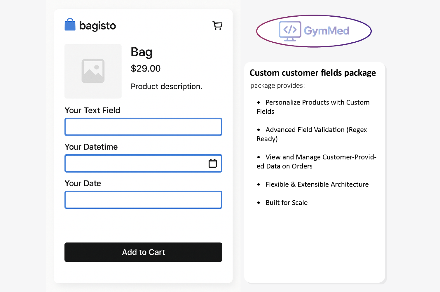 Product Custom Fields for Customers Slider Image 0