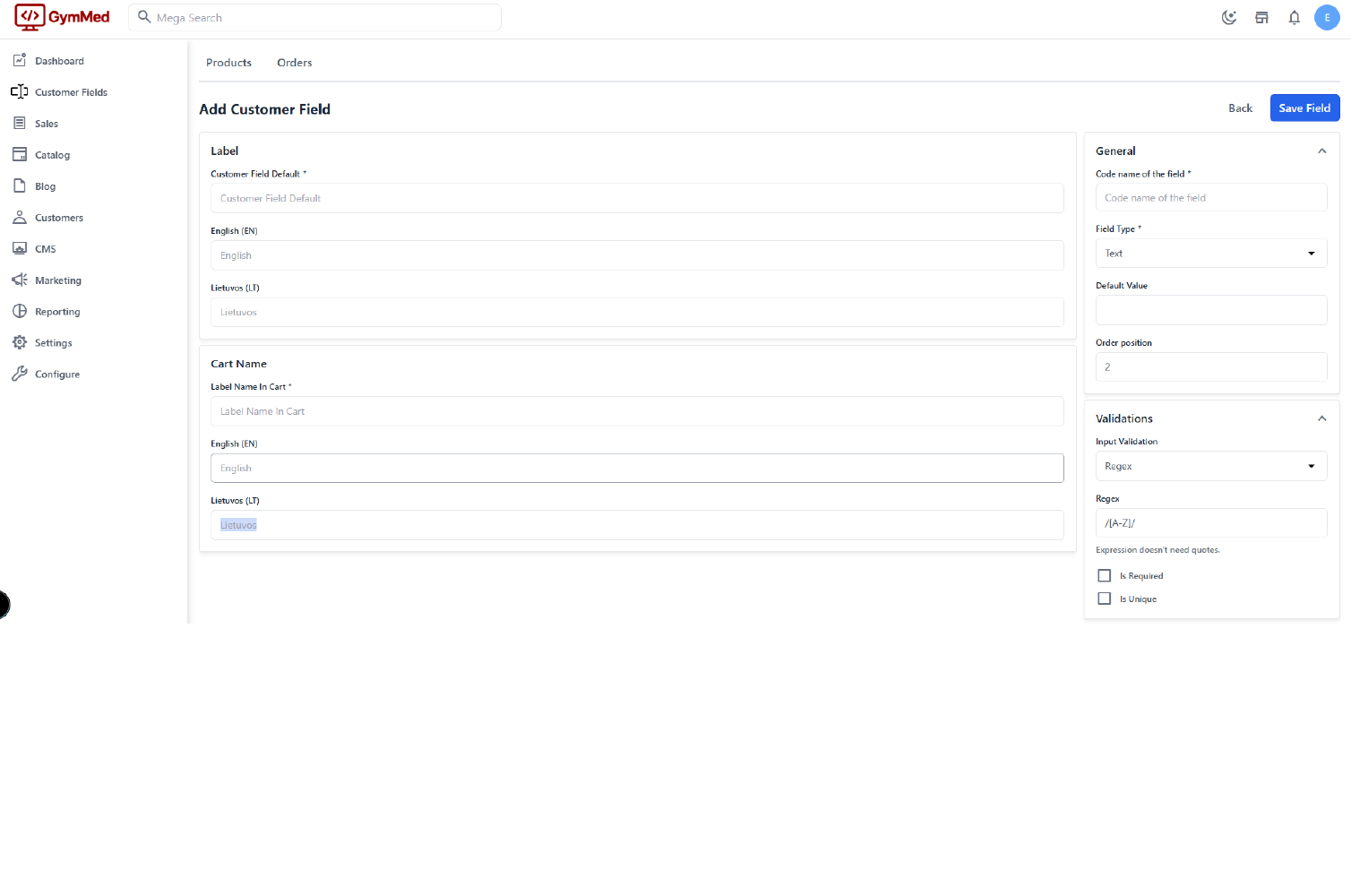 Product Custom Fields for Customers Slider Image 4