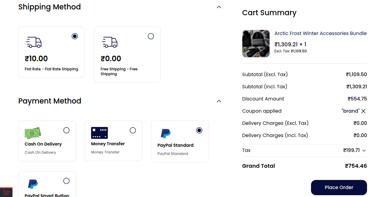 How to create promotions in Bagisto using cart rules