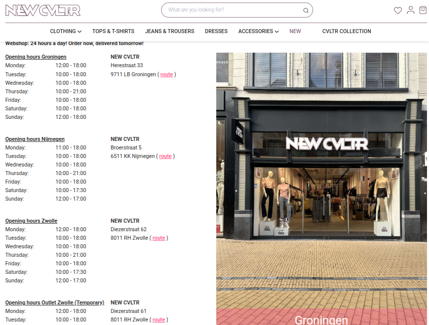 NEW CVLTR multi-channel fashion retail powered by Bagisto