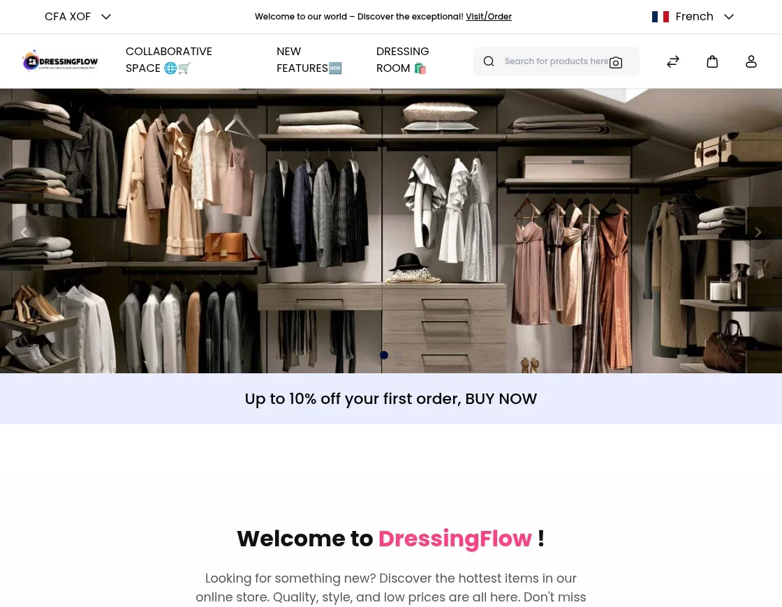 dressingflow-case-study-store