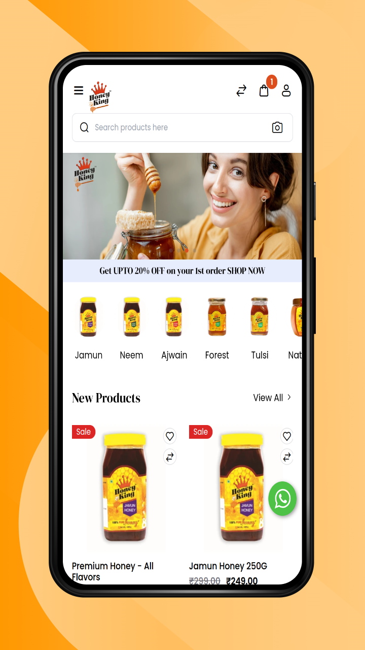 Honey King Pie mobile view1
