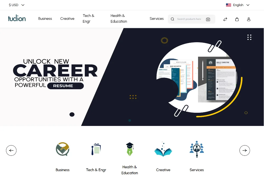 tudion-case-study-homepage 