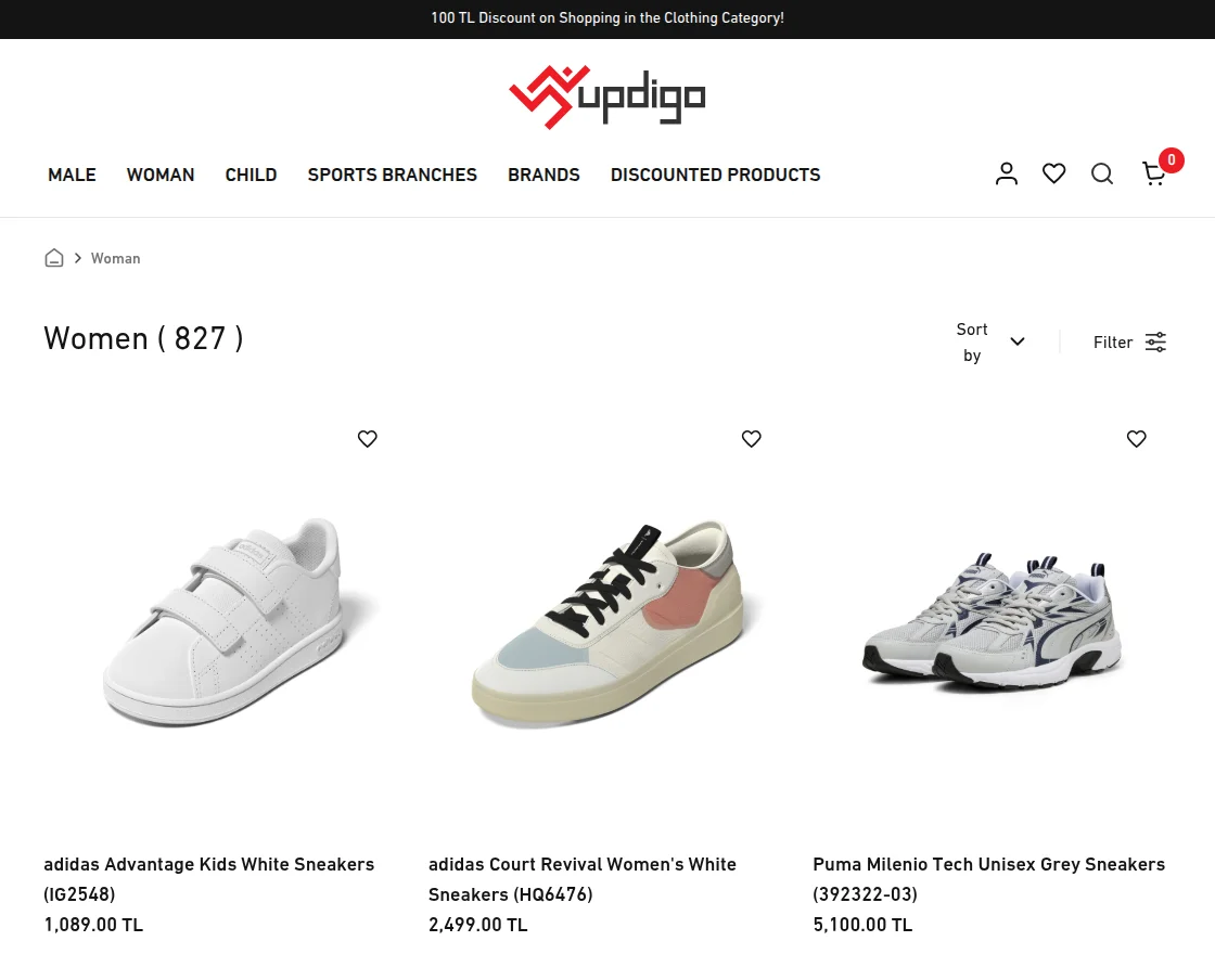 category page