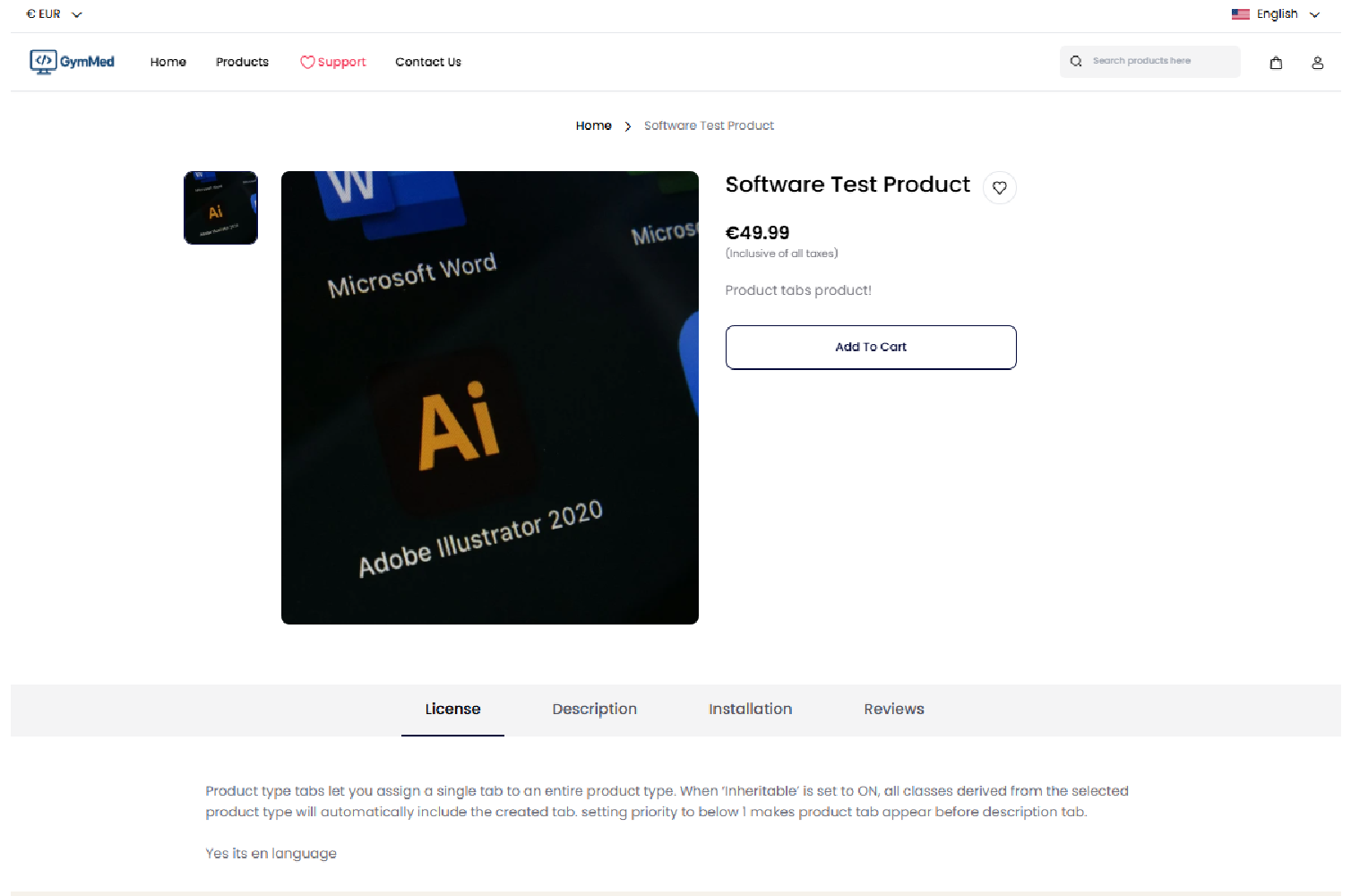 Bagisto Product Tabs Extensions Slider Image 0