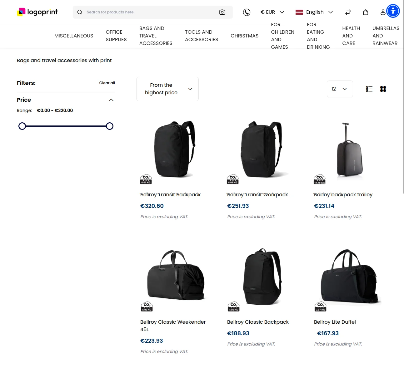 bag and travel