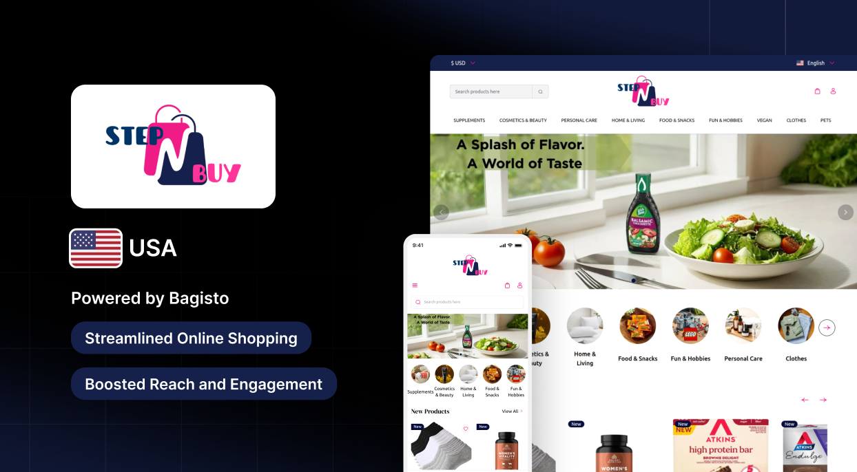 StepAndBuy: U.S. E-commerce Store for Worldwide Customers