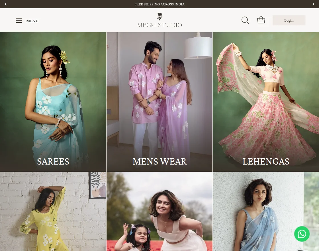  meghstudio home page