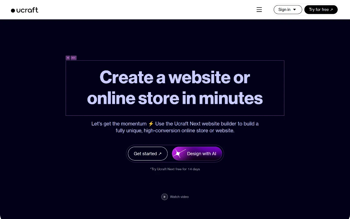 ucraft-case-study-homepage