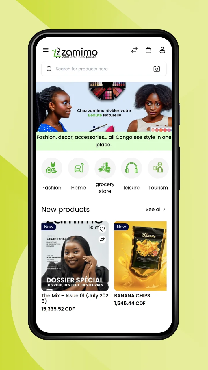 zamimo-bagisto-case-study-homepage-phone-view