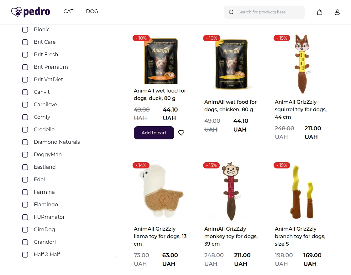 Pedro-case-study-product